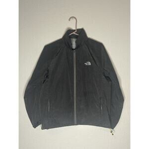 North Face Running Jacket Windbreaker Size S Grey Wind Resistant